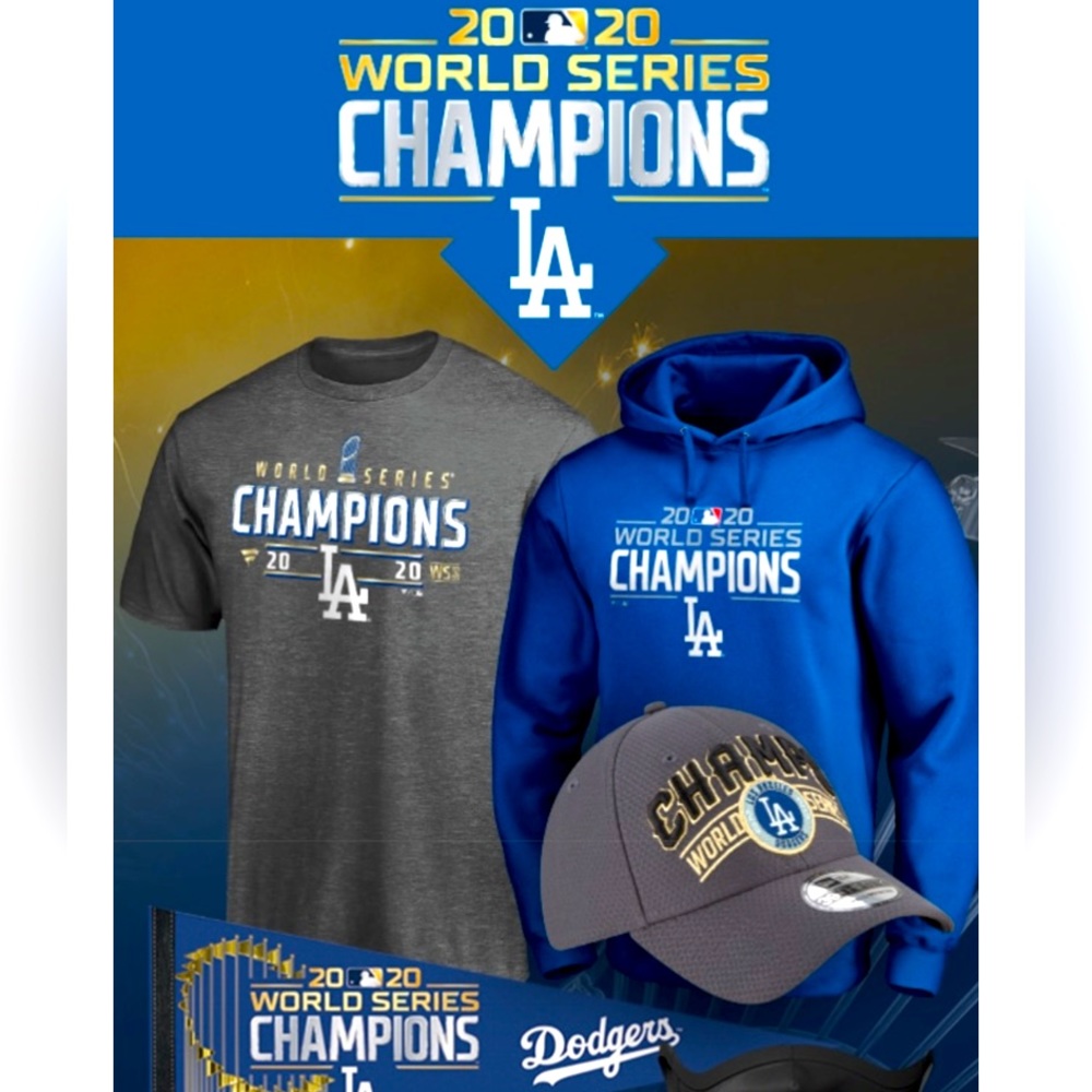LA Dodgers 2020 World Series Championship Sweatshirt (Medium)